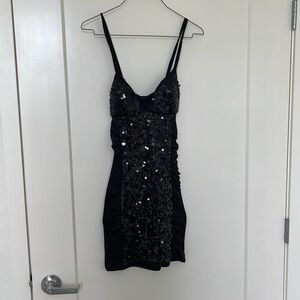 Sexy sequin mini dress